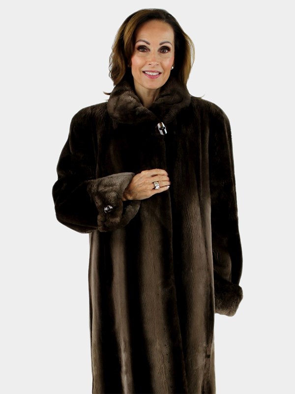 Woman's Phantom Sheared Beaver Fur Coat