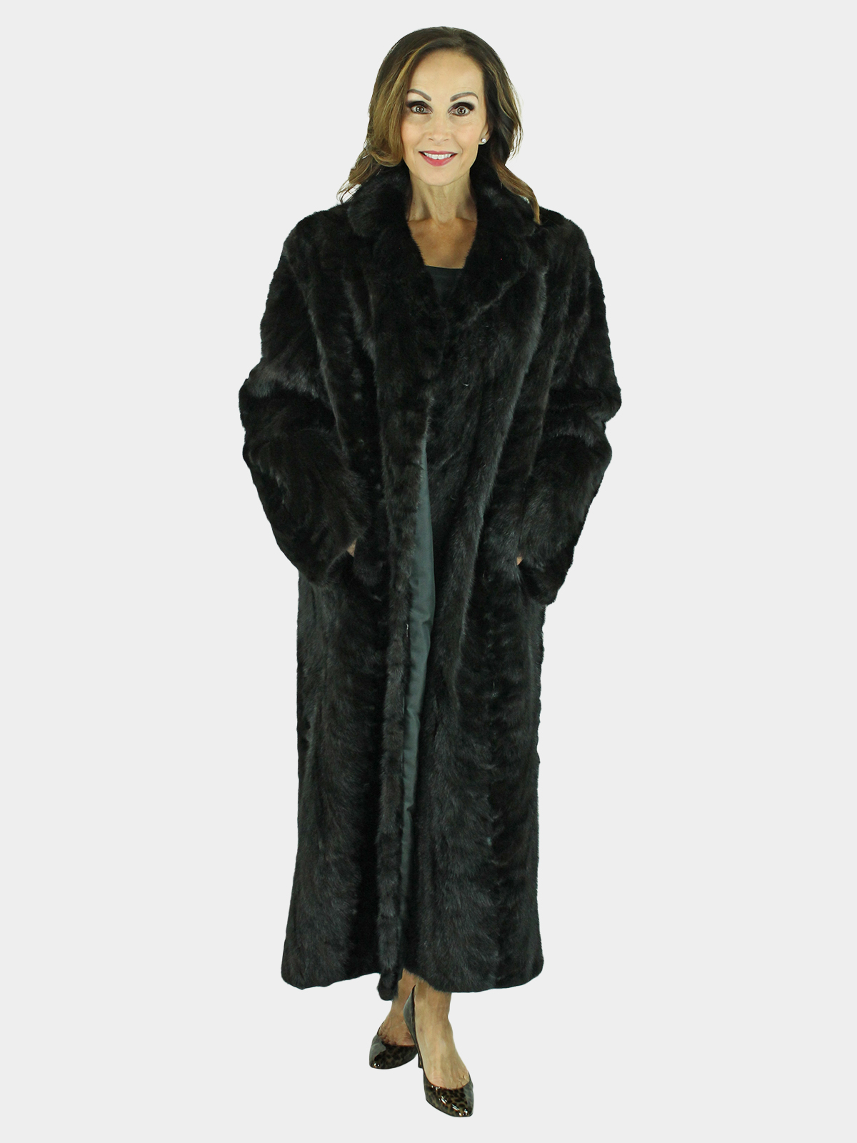 monogram mink coat