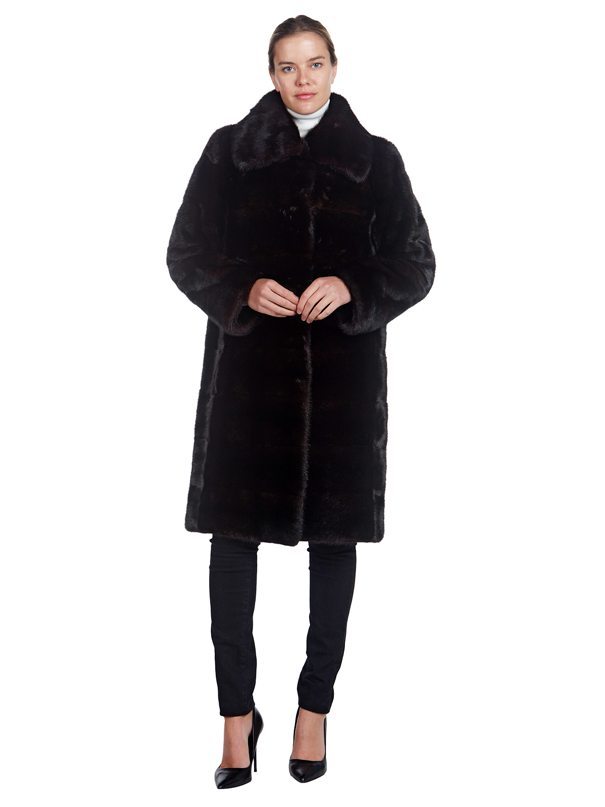 Fendi Ranch Mink Fur Coat - Women's Fur Coat - Large | Estate Furs