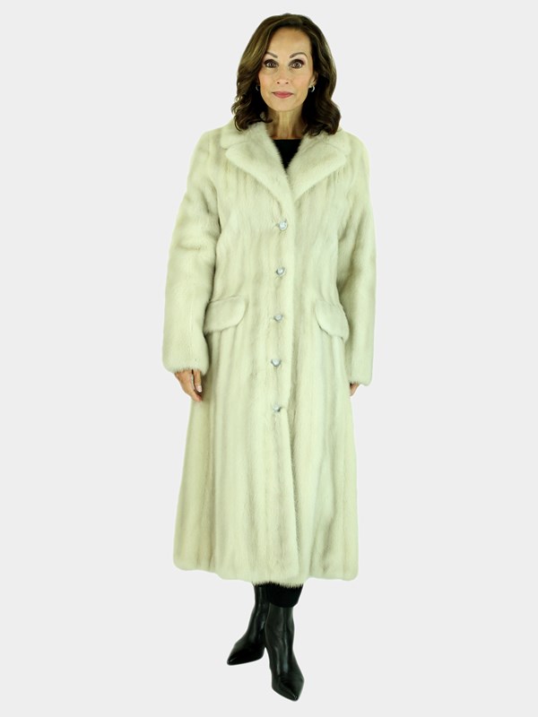 Woman's Tourmaline Female Mink Fur Coat