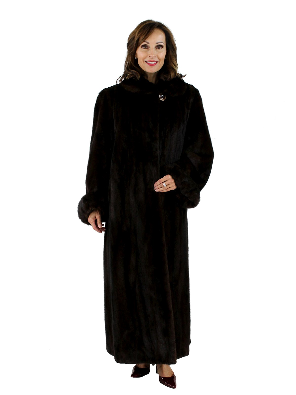 plus size mink coat