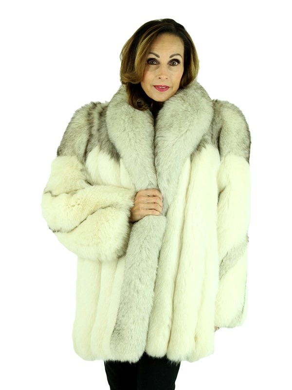 Full Length Golden Isle Fox Fur Coat - Women's Medium | Estate Furs