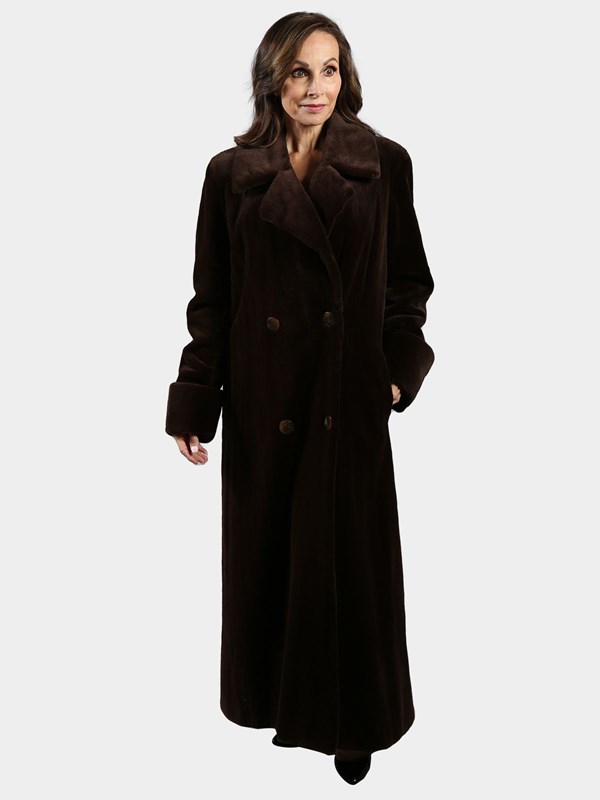 Woman's Matara Sheared Mink Fur Coat