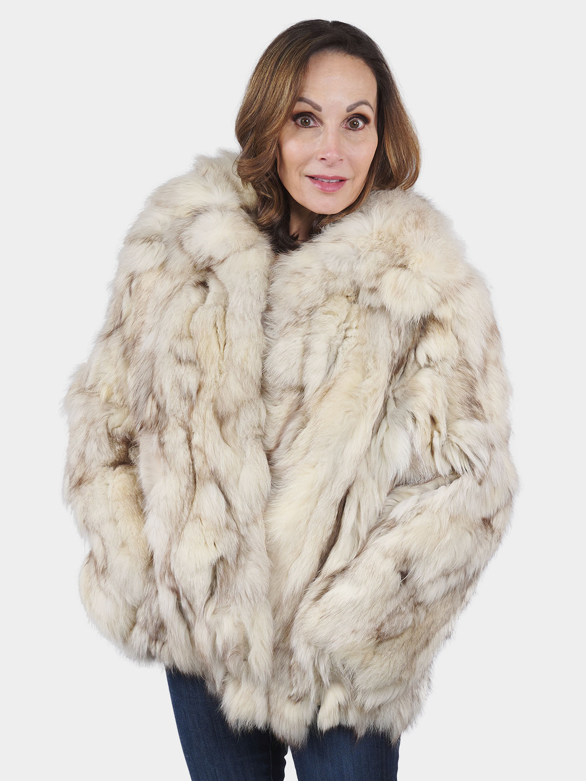 Day Furs Inc. Woman's Norwegian Fox Fur Jacket