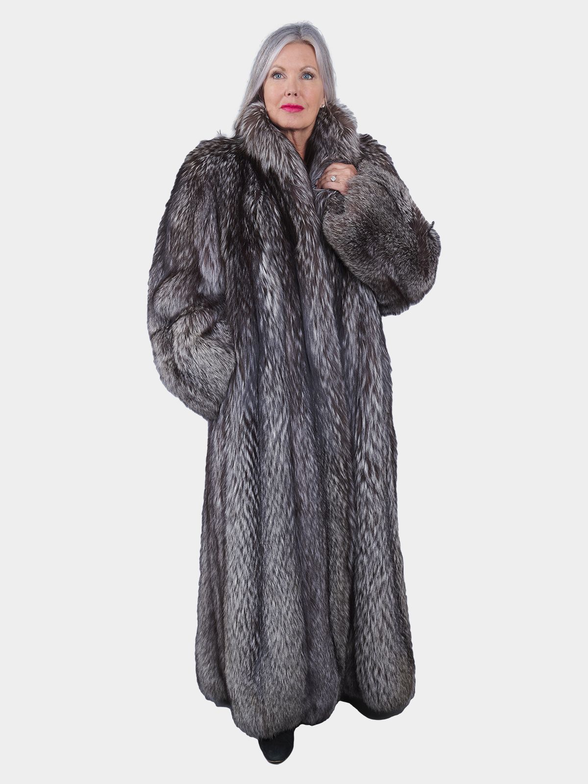 Louis Féraud Women's Fox Fur Coat