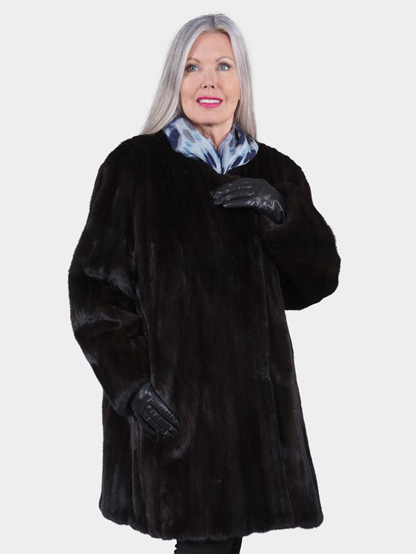 Woman's Ranch Female Mink Fur Stroller