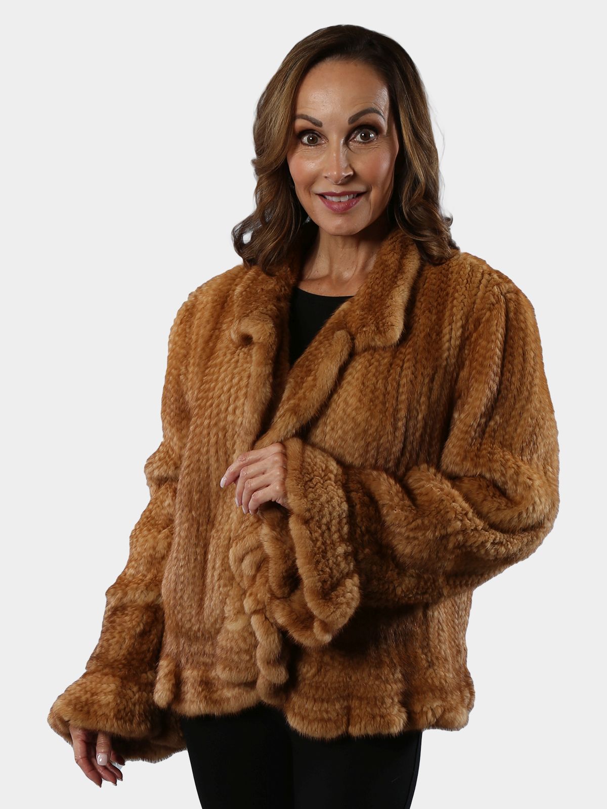 Men's Ranch Mink Fur Bomber Jacket - Estate Furs