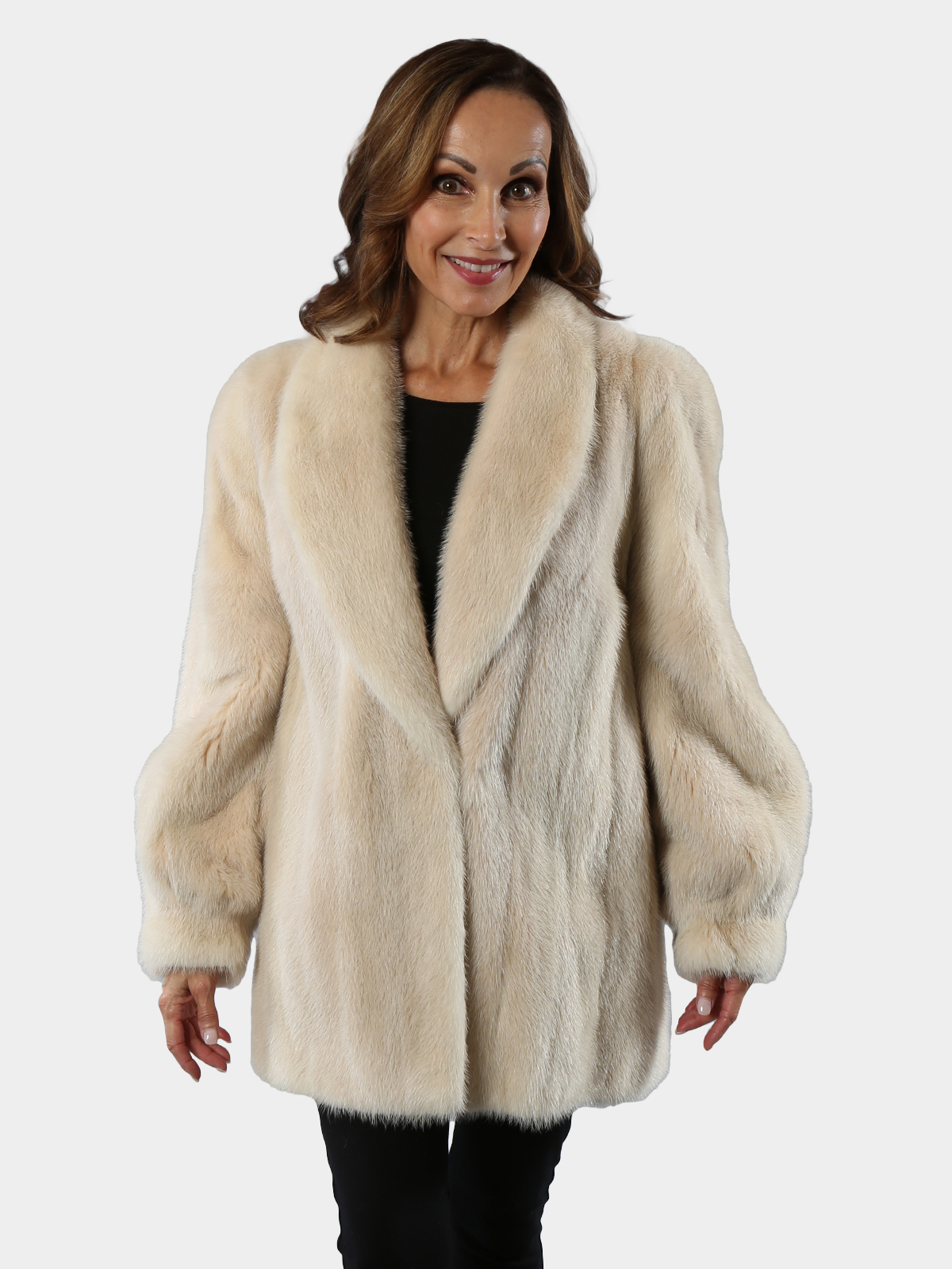Estate Furs Women's Tourmaline Mink Fur Jacket