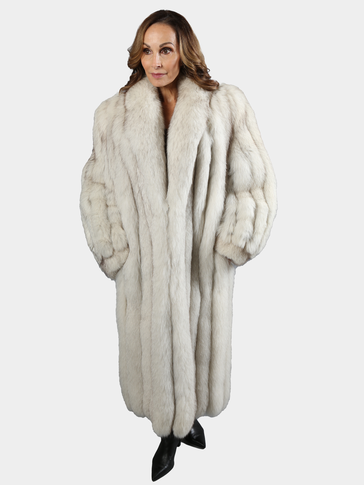 Blue Fox Fur Coat (Women's Small) - Estate Furs