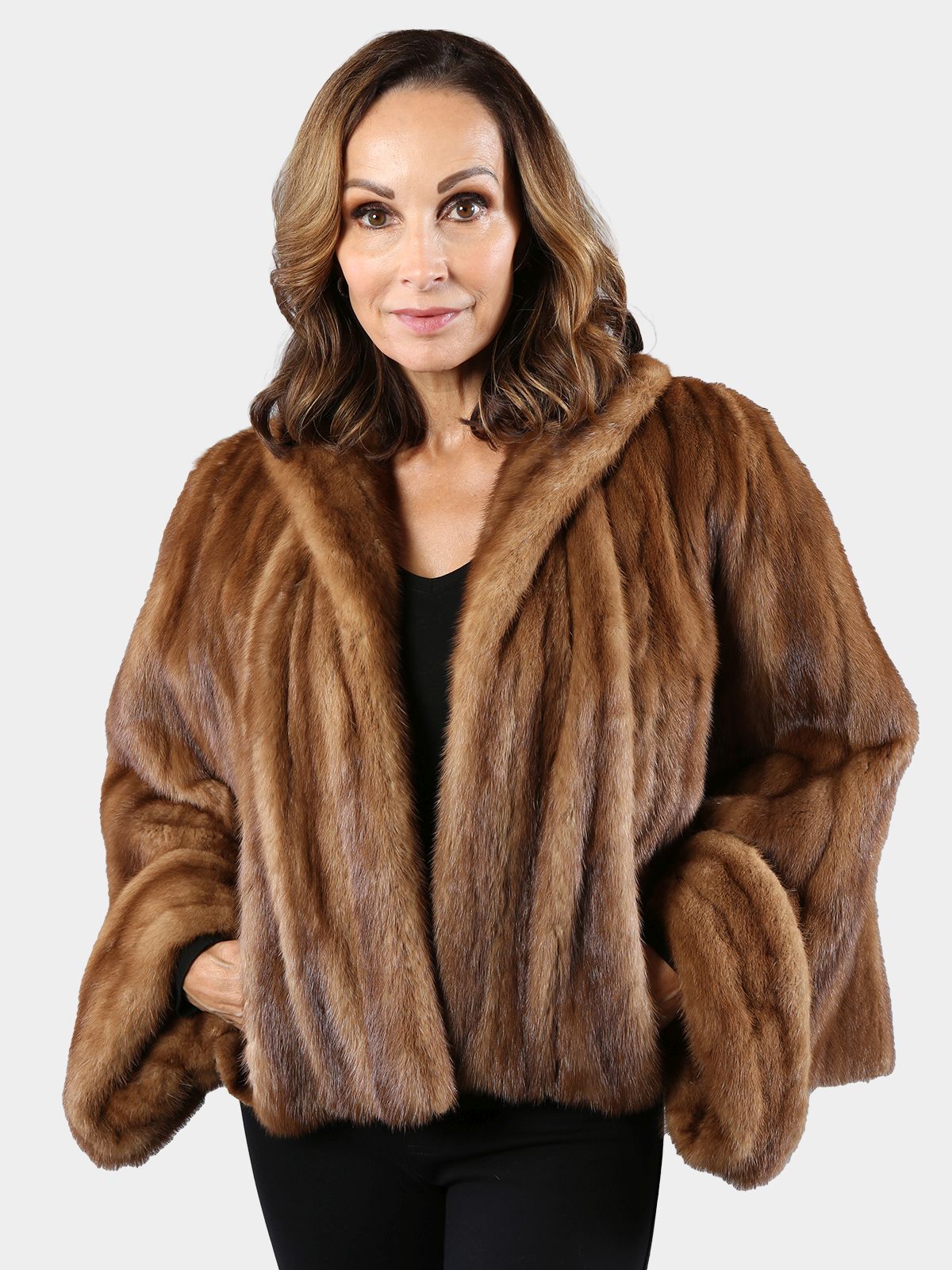 Luxury Vintage MINK Fur Coat, REAL FUR Mink Jacket, Autumn Haze