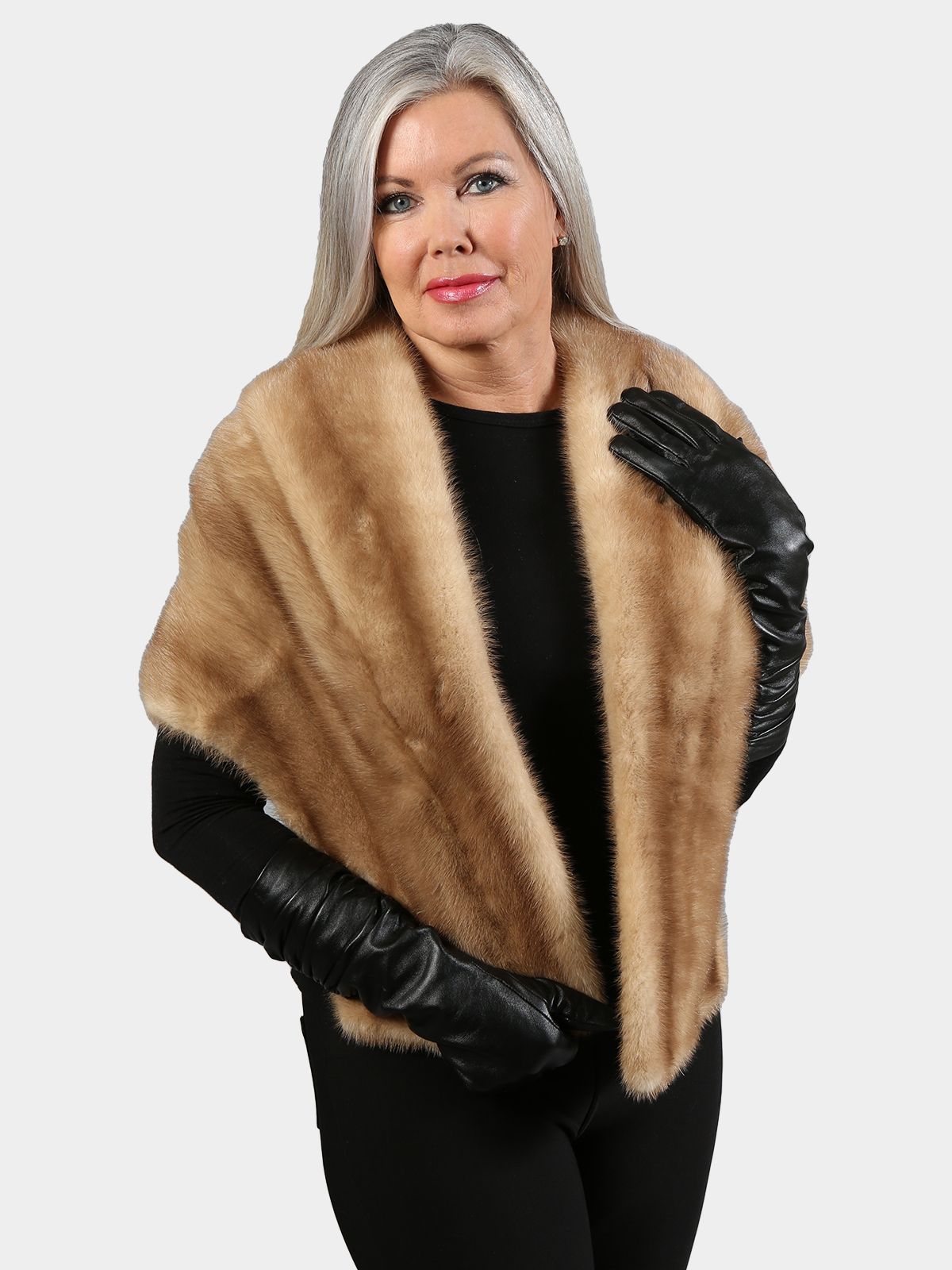 Women's Autumn Haze Mink Fur Stole