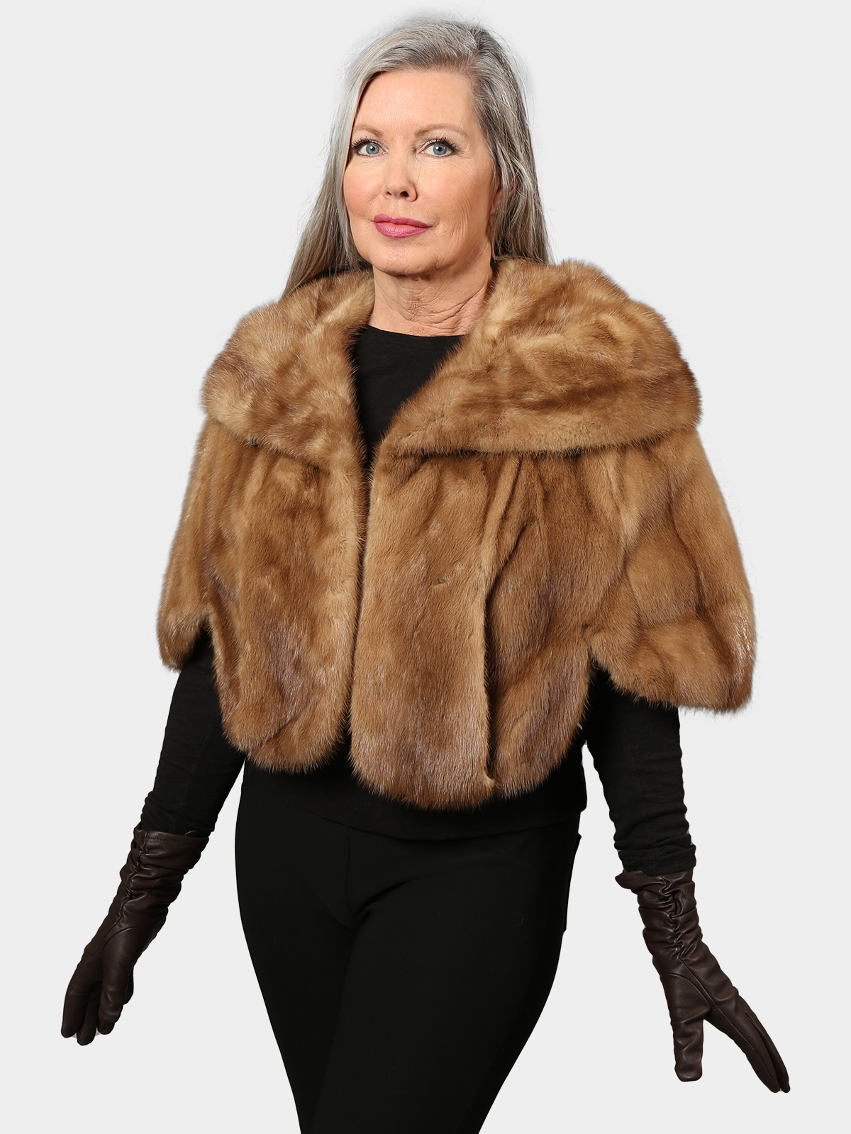 Lunaraine Women's Vintage Mink Fur Stole