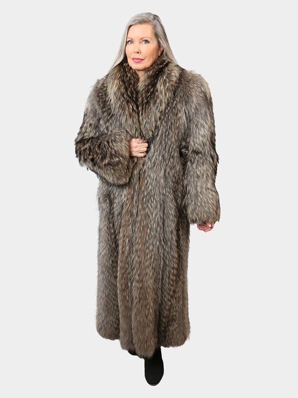 Woman's Finn Raccoon Fur Coat