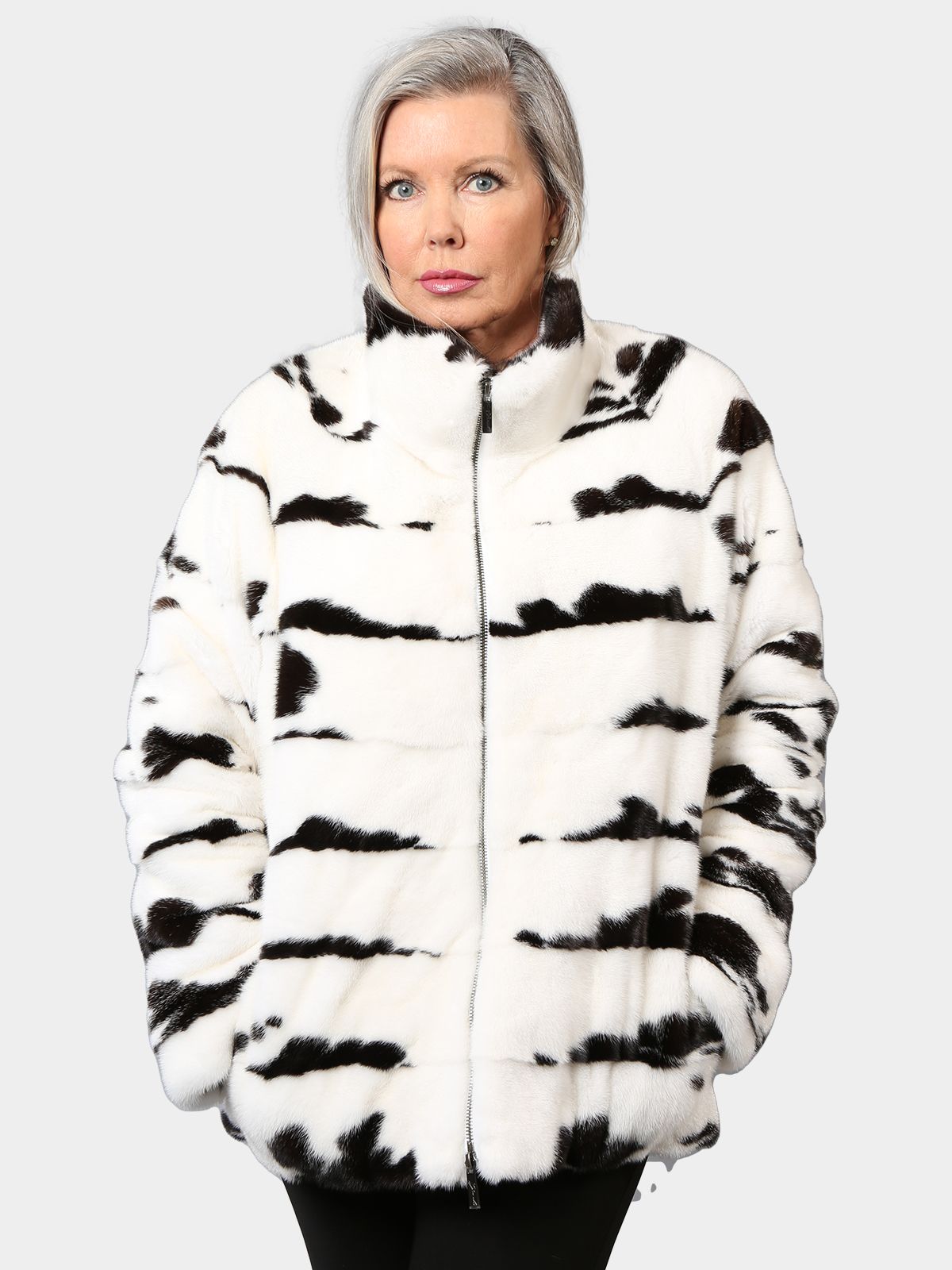 Day Furs Inc. Woman's Sheared Mink Fur Coat