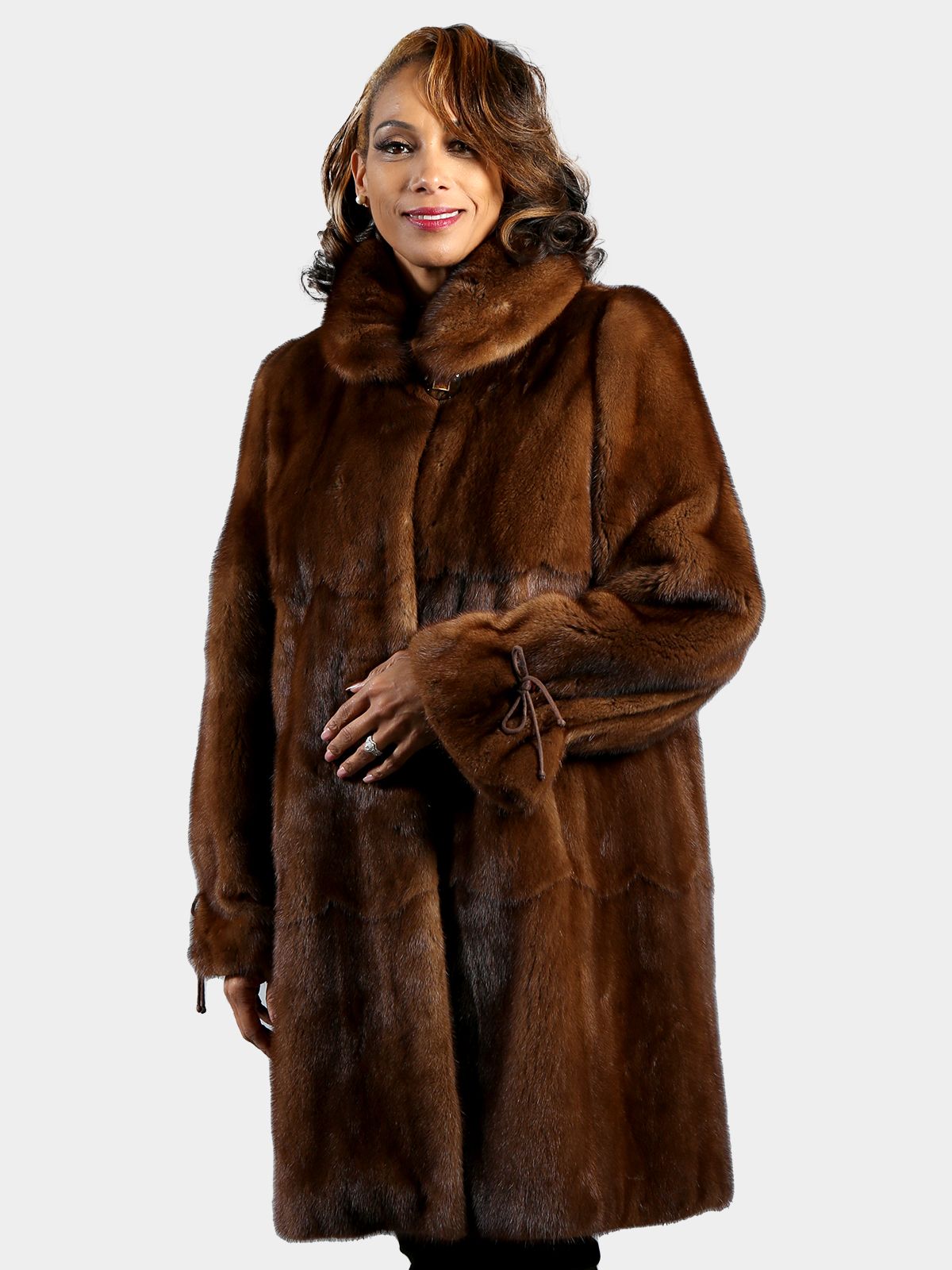 Day Furs Inc. Woman's Demi Buff 3/4 Coat