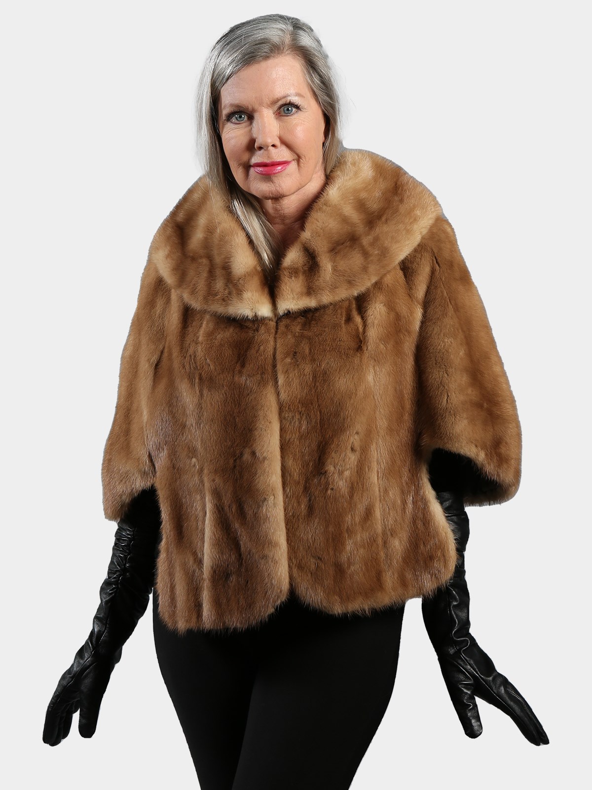 Woman's Vintage Autumn Haze Mink Fur Stole