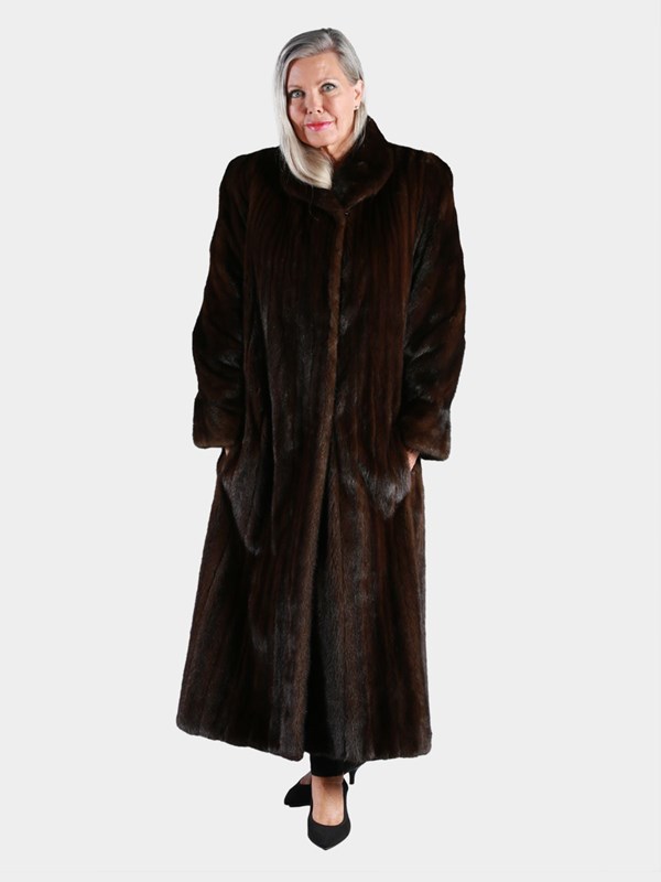 Woman's Mahogany Female Mink Coat