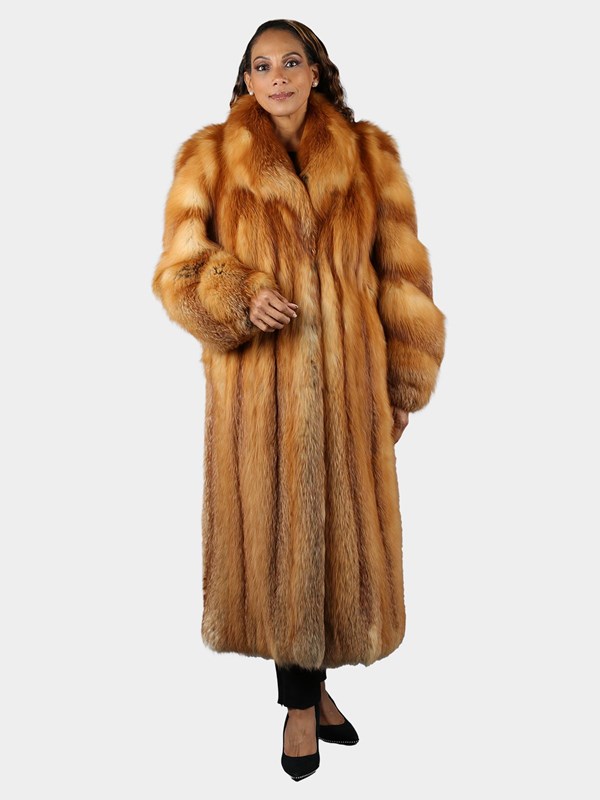 Woman's Natural Red Fur Coat