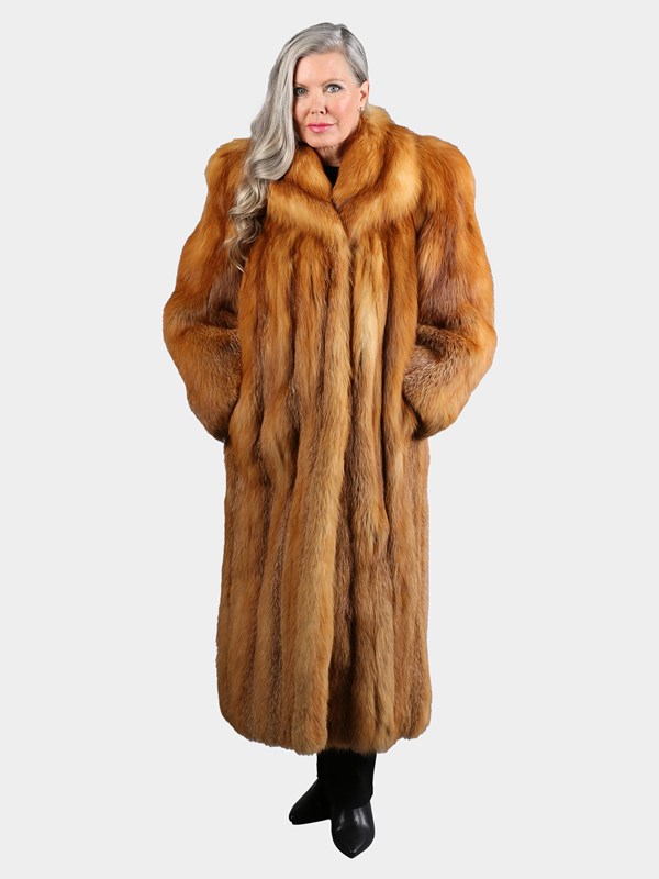 Woman's Christian Dior Red Fox Fur Coat