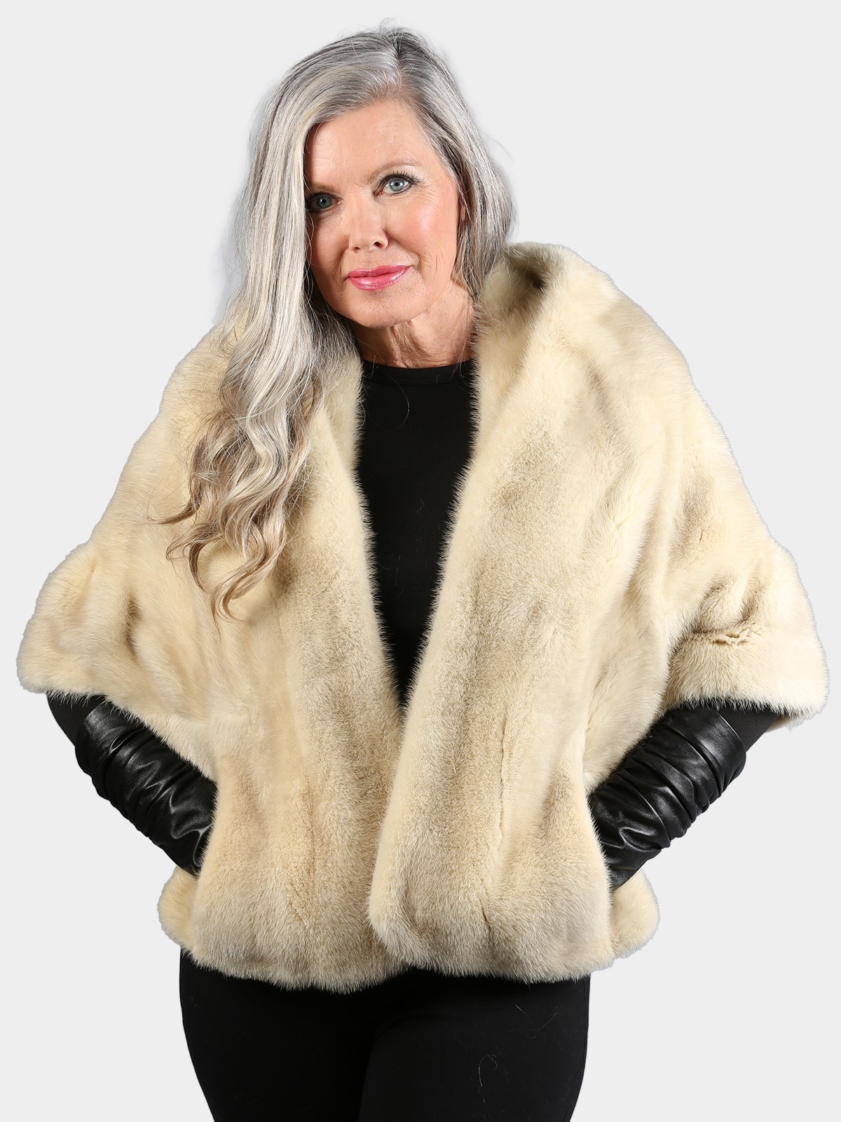 Woman's Vintage Azurene Mink Fur Stole