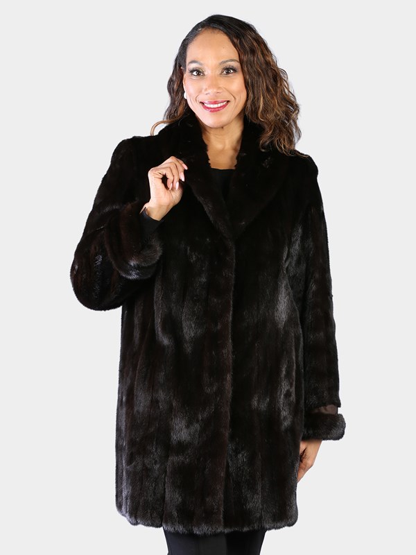Woman's Natural Ranch Female Mink Fur Stroller
