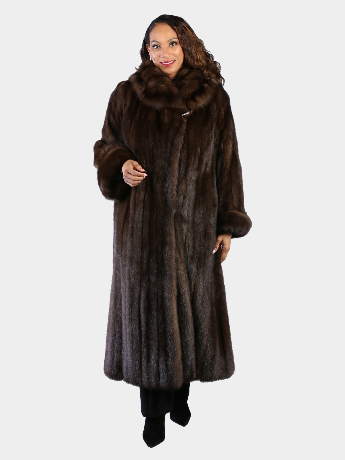 Woman's Natural Sable Fur Coat