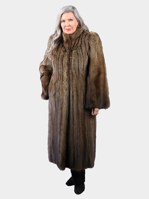 Woman's Natural Female Fisher Fur Coat