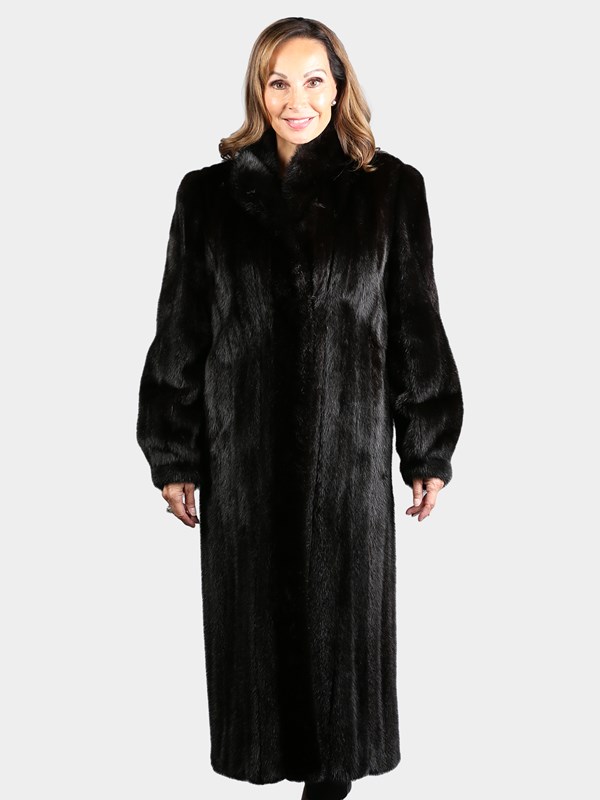 Woman's Natural Ranch Mink Fur Coat