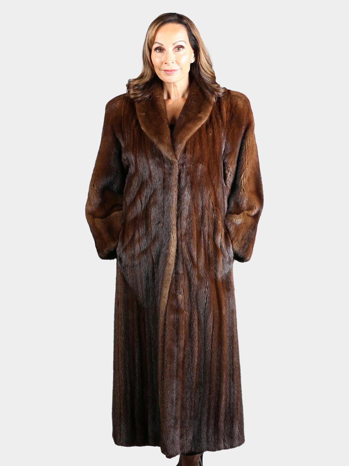 Woman's Demi Buff Female Mink Fur Coat