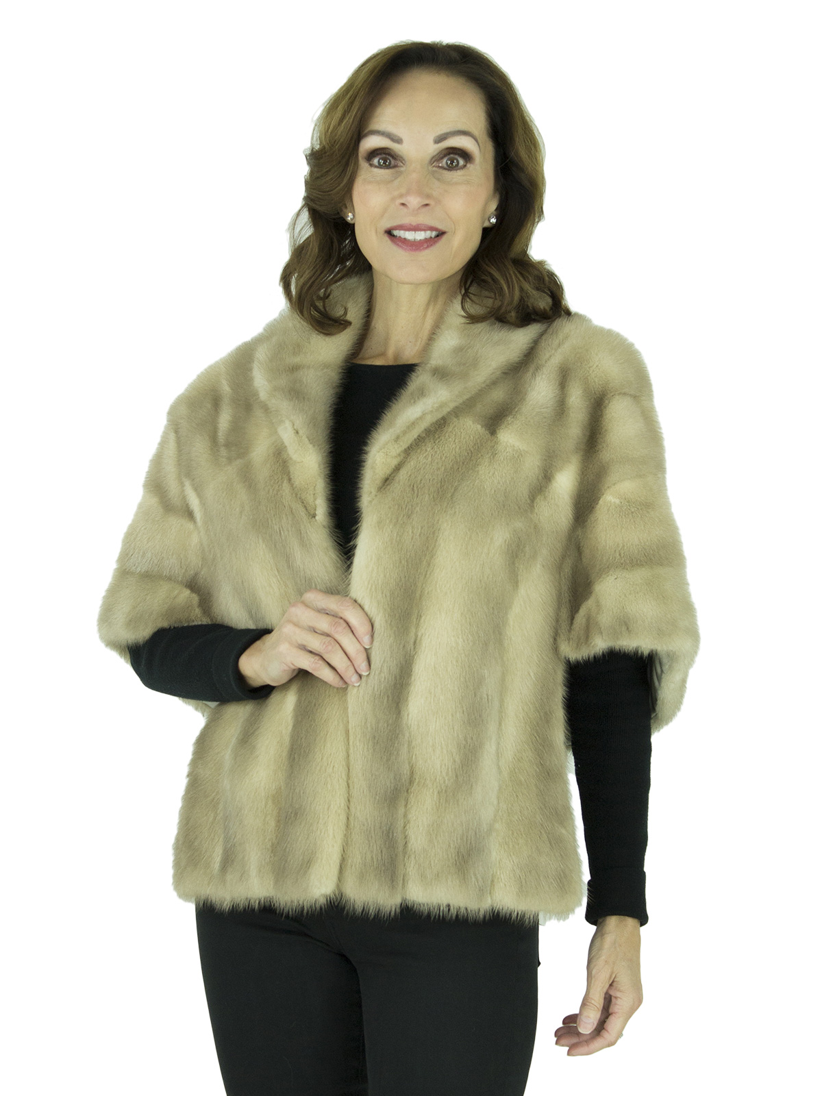 Vintage Cerulean Mink Fur Stole - Women's Mink Stole - Large| Estate Furs