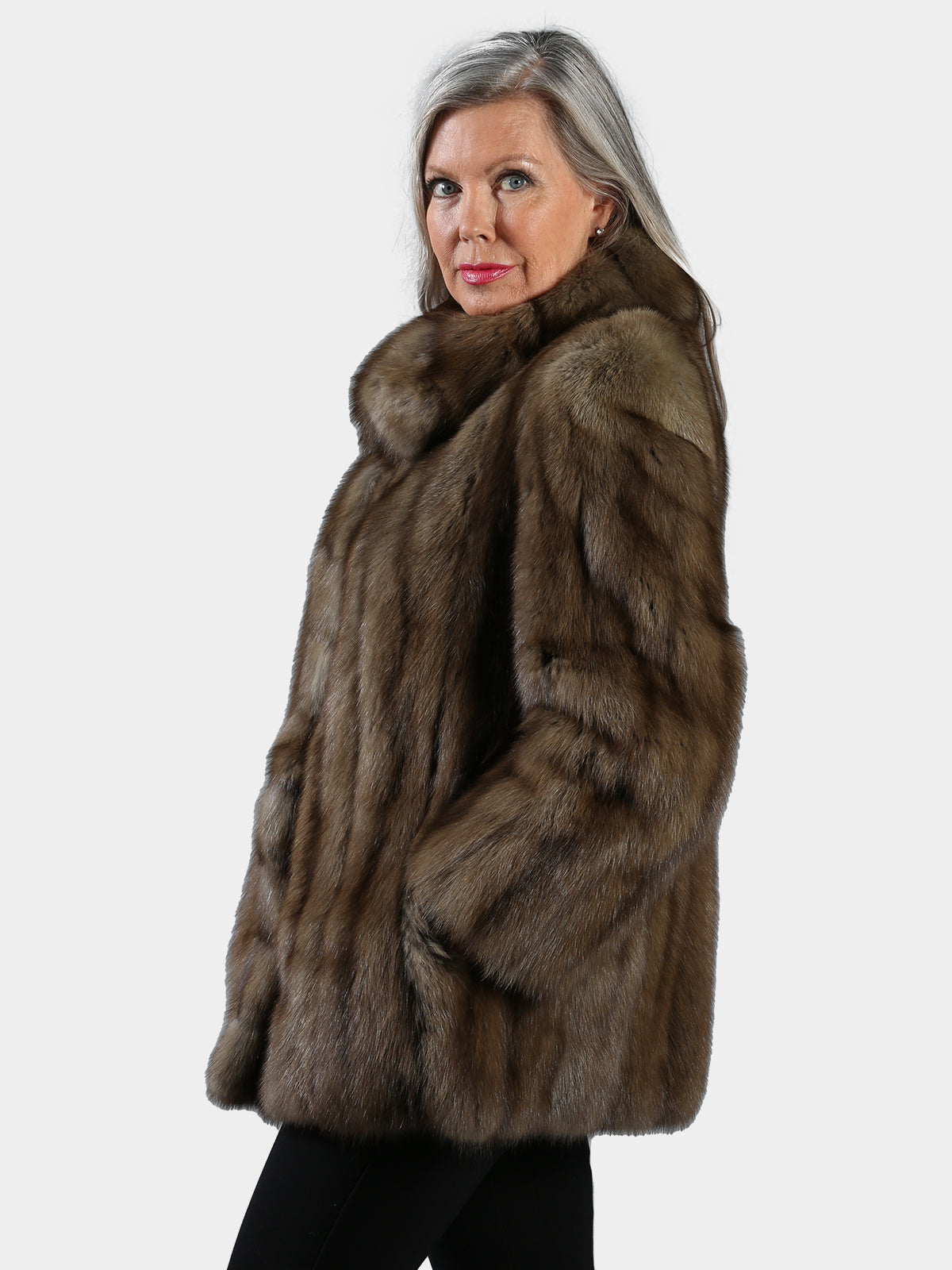 Woman's Natural Sable Fur Jacket