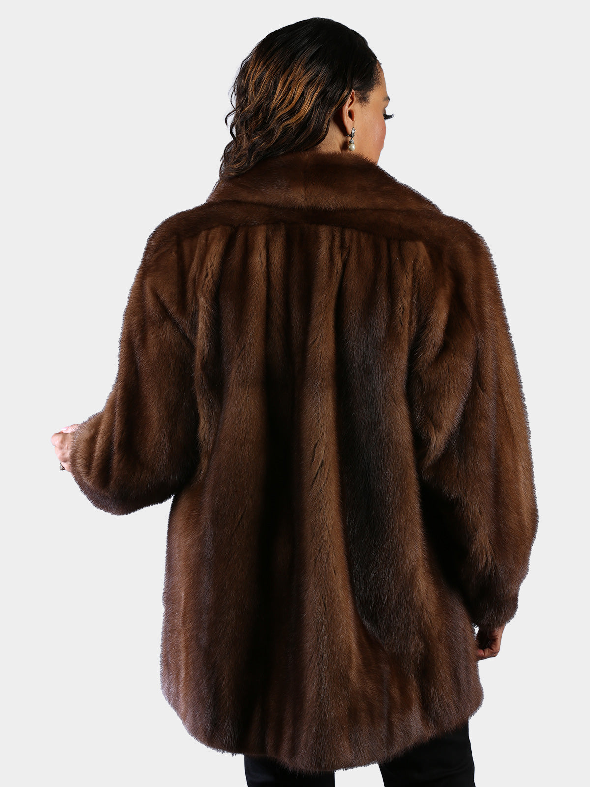 Woman's Natural Lunaraine Mink Fur Strolller