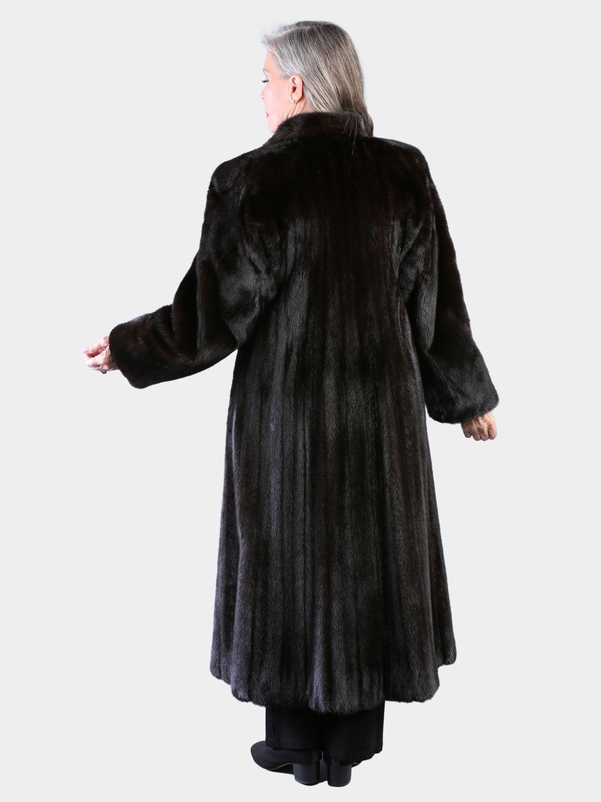 Woman's Natural Ranch Female Mink Fur Coat by Louis Feraud