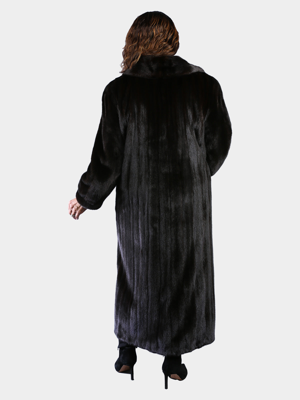 Woman's Plus Size Natural Ranch Female Mink Fur Coat