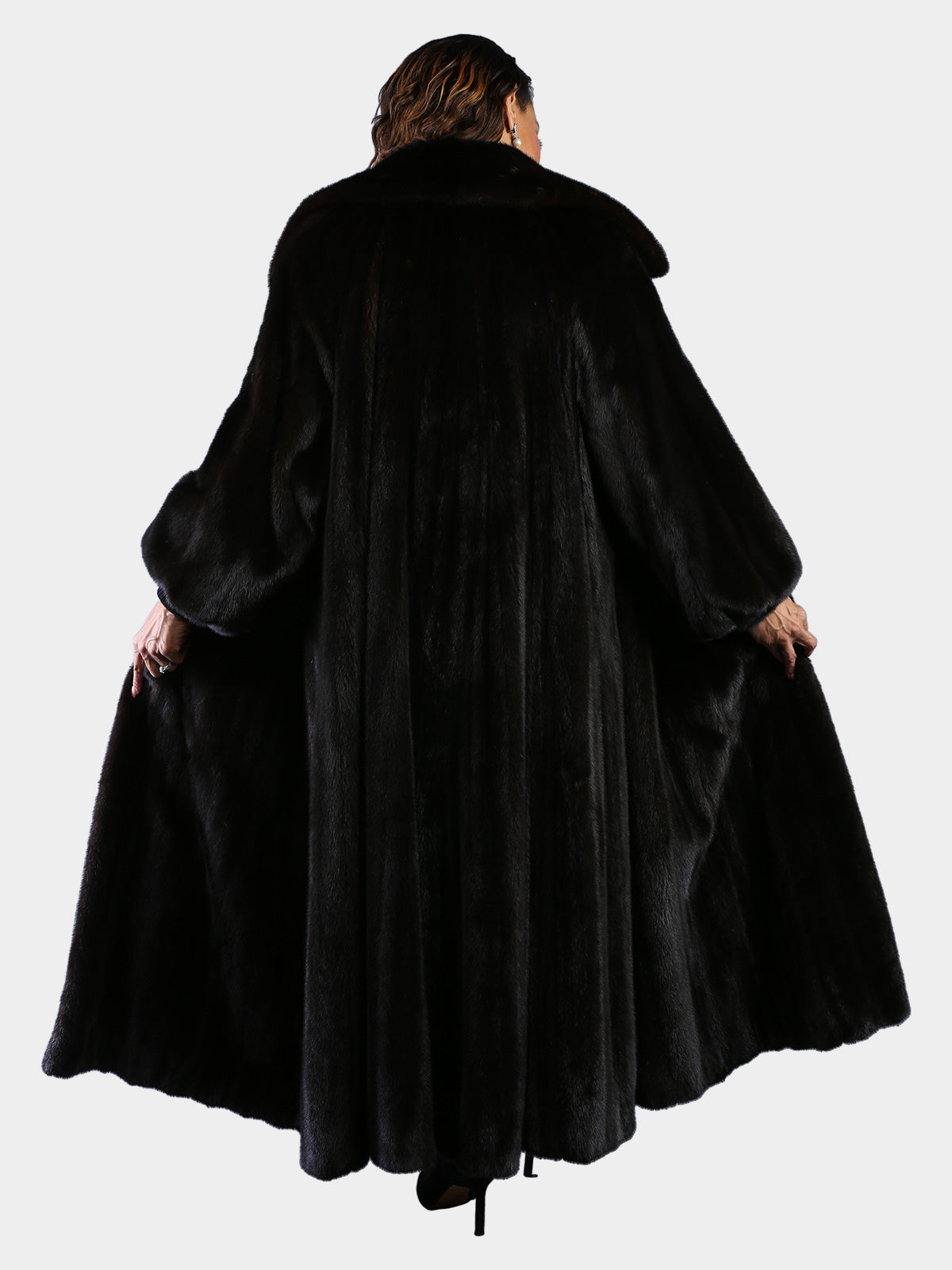 Woman's Natural Ranch Female Mink Fur Coat