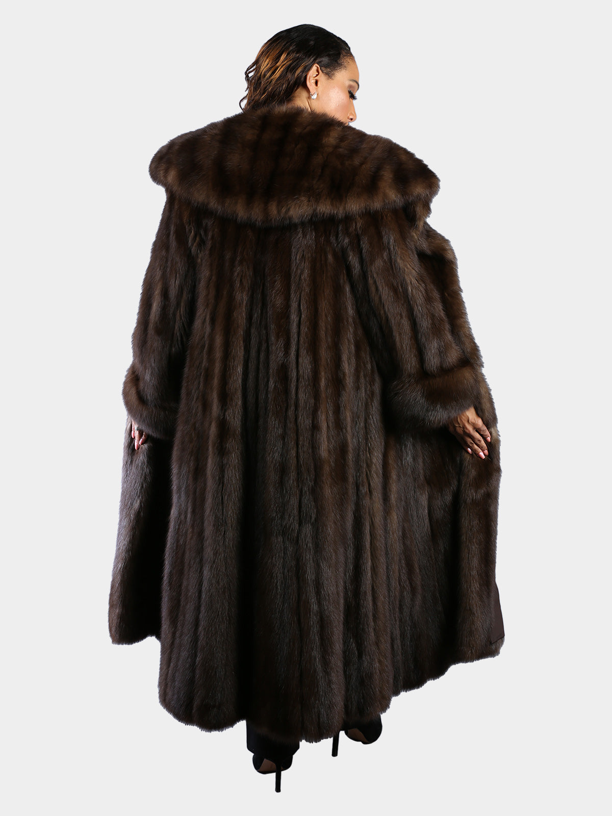 Woman's Natural Sable Fur Coat