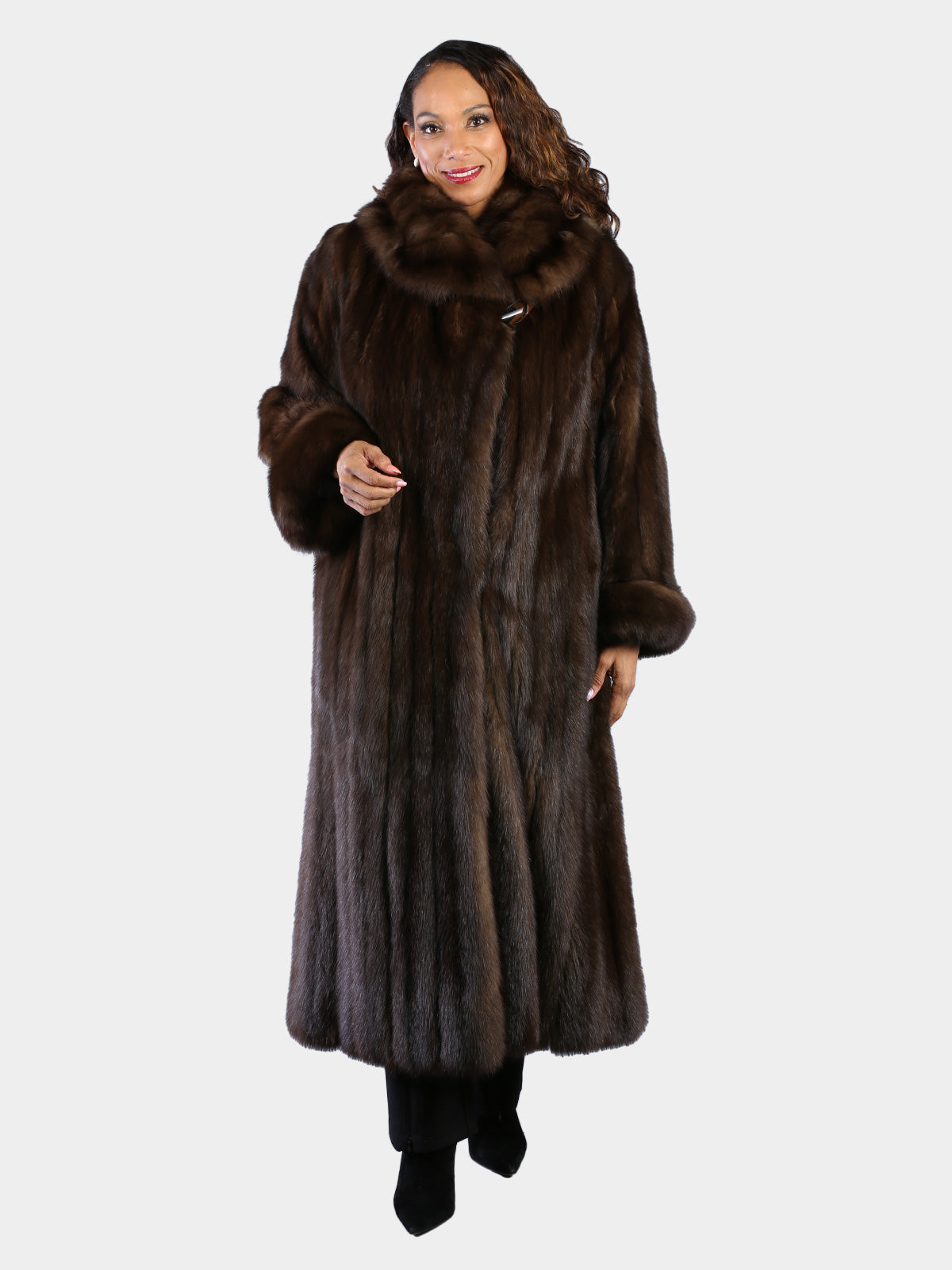 Woman's Natural Sable Fur Coat