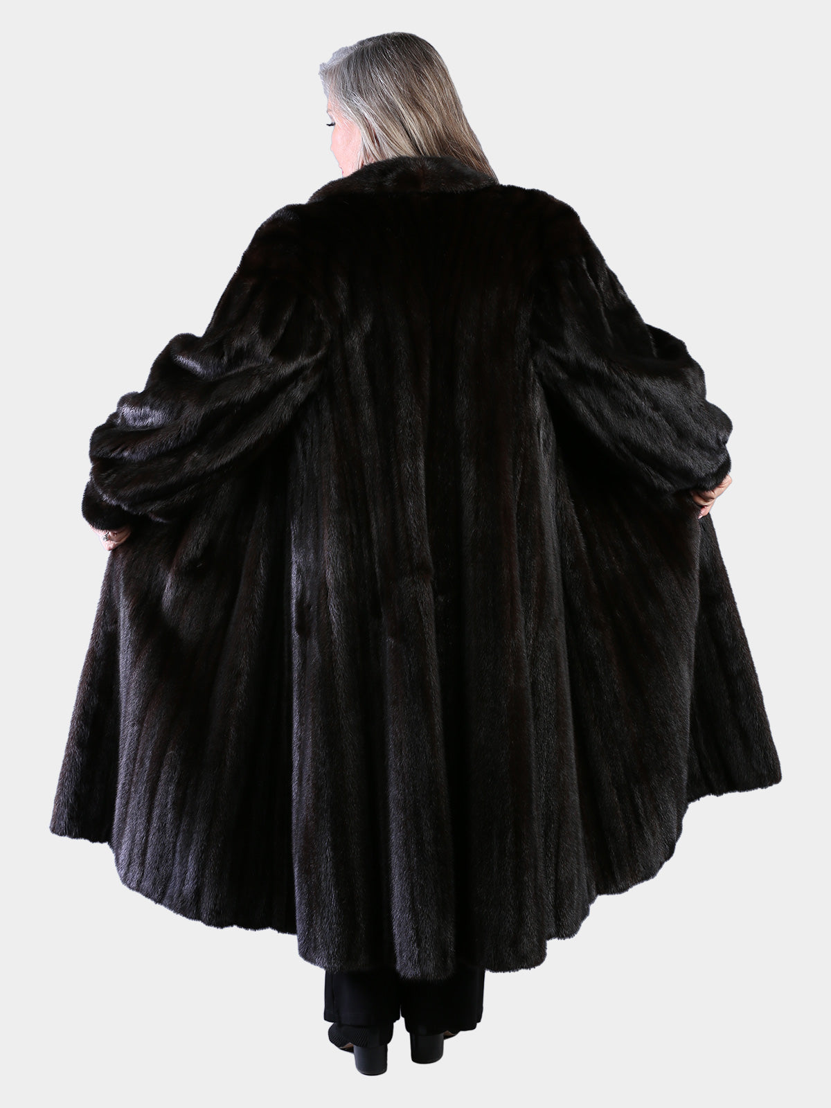 Woman's Natural Ranch Female Mink Fur Coat