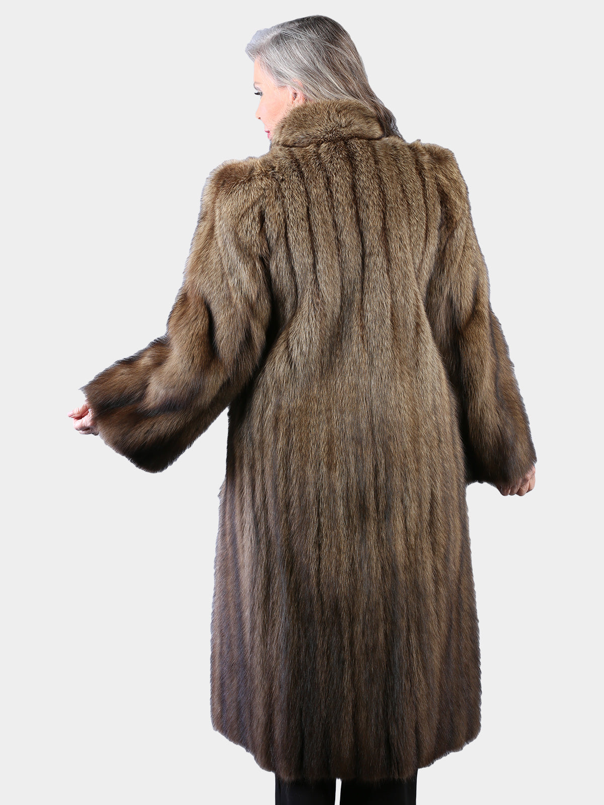 Woman's Natural Female Fisher Fur Coat