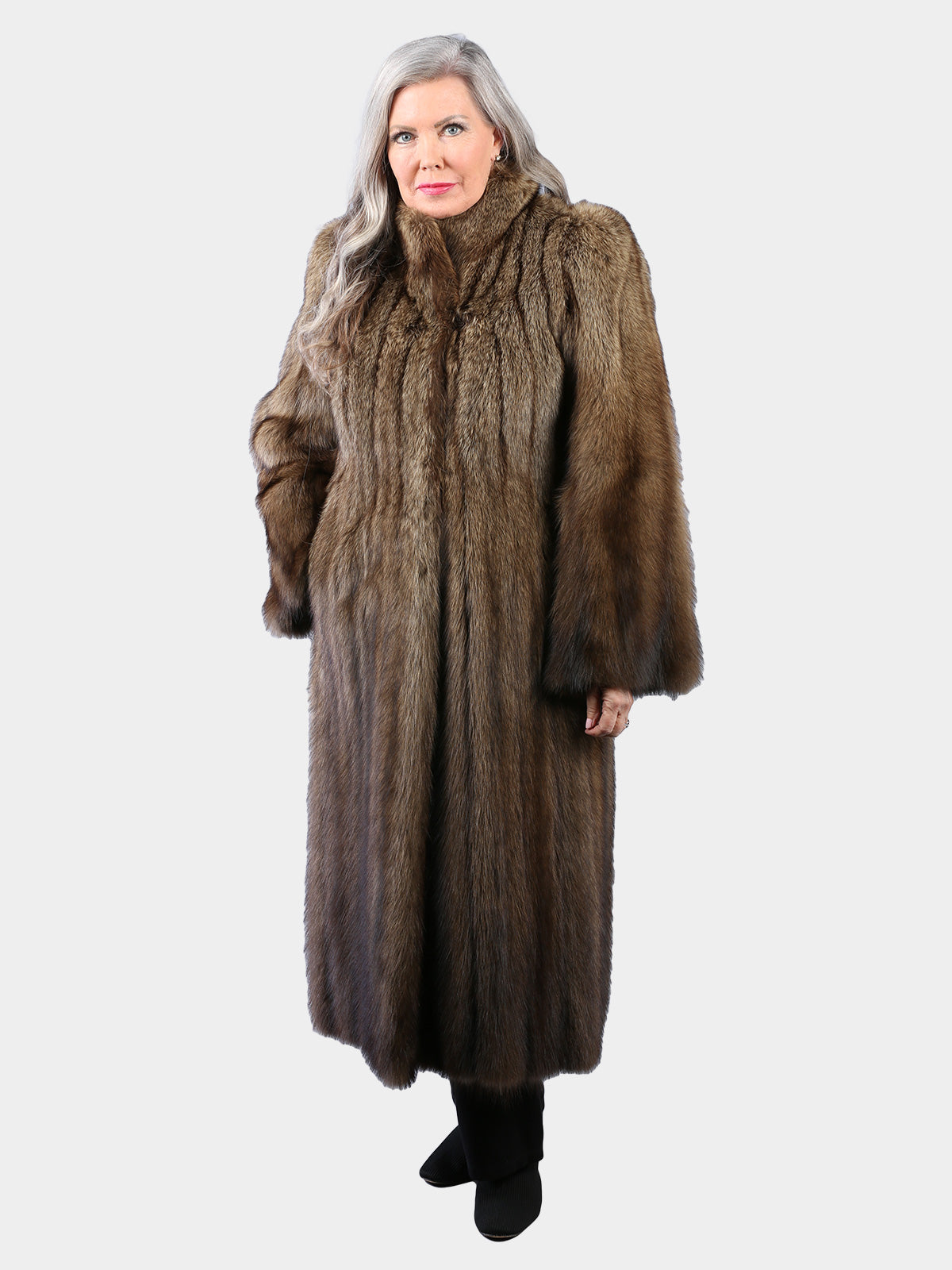 Woman's Natural Female Fisher Fur Coat