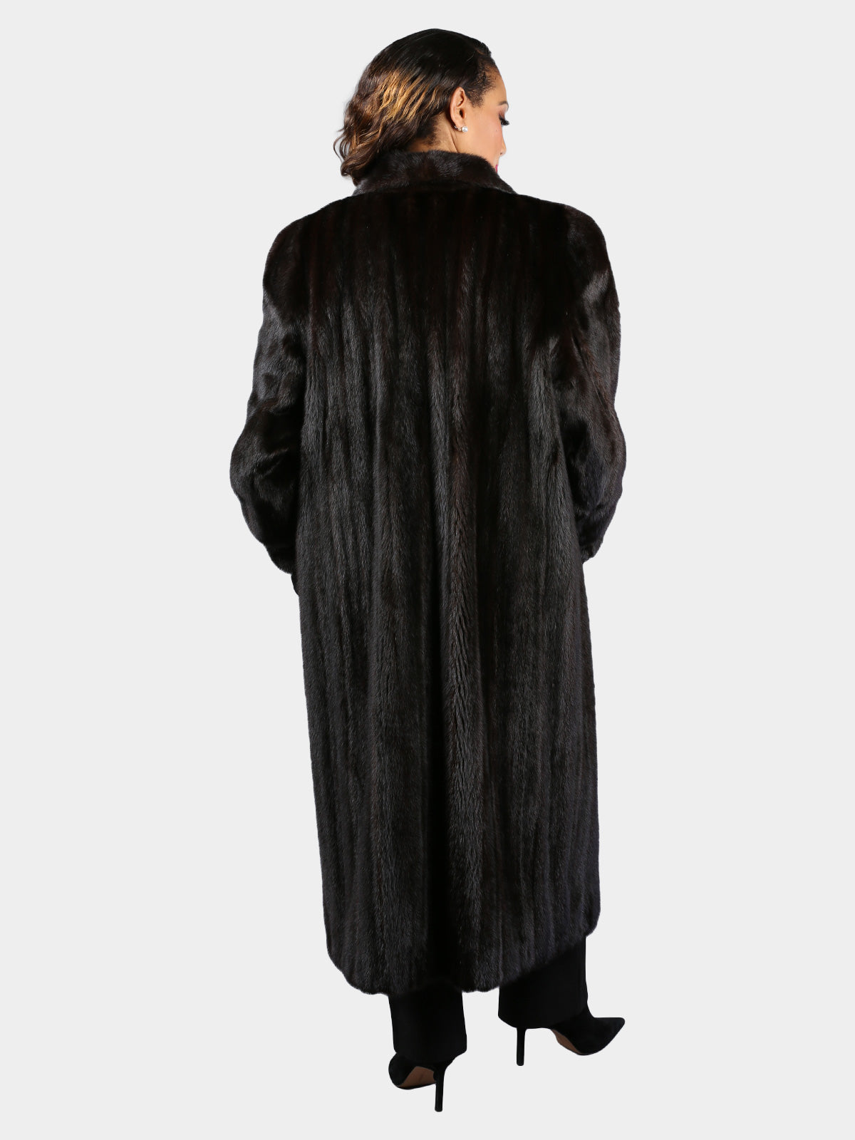 Woman's Natural Ranch Female Mink Fur Coat