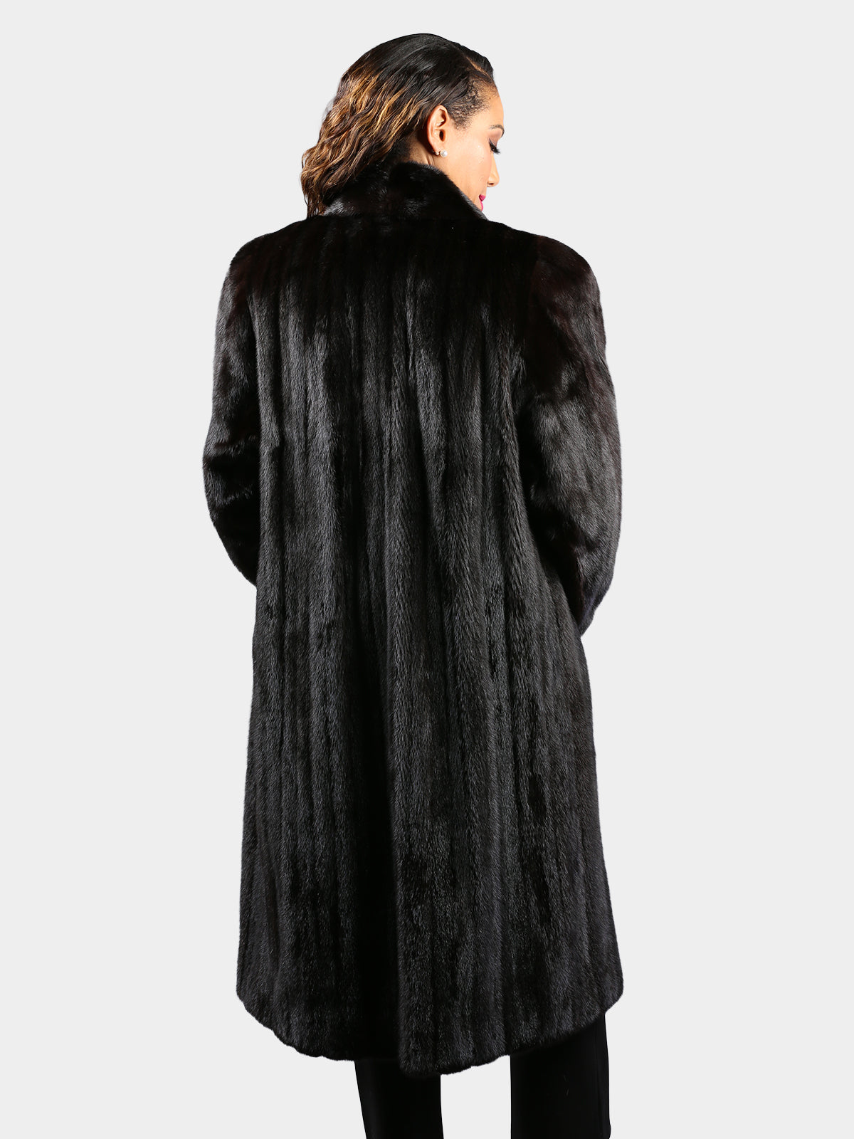 Woman's Natural Ranch Female Mink Fur Coat