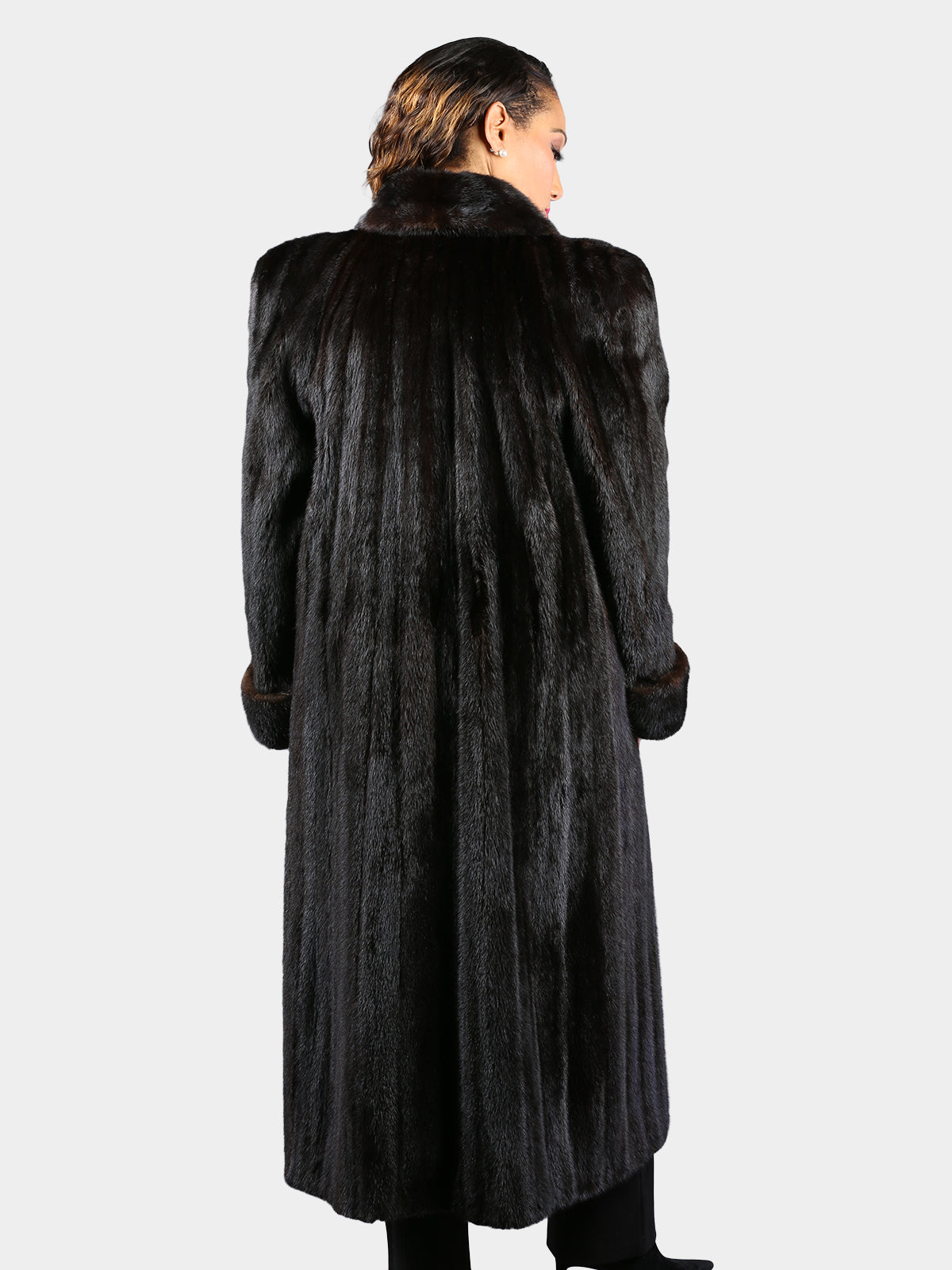 Woman's Natural Ranch Female Mink Fur Coat