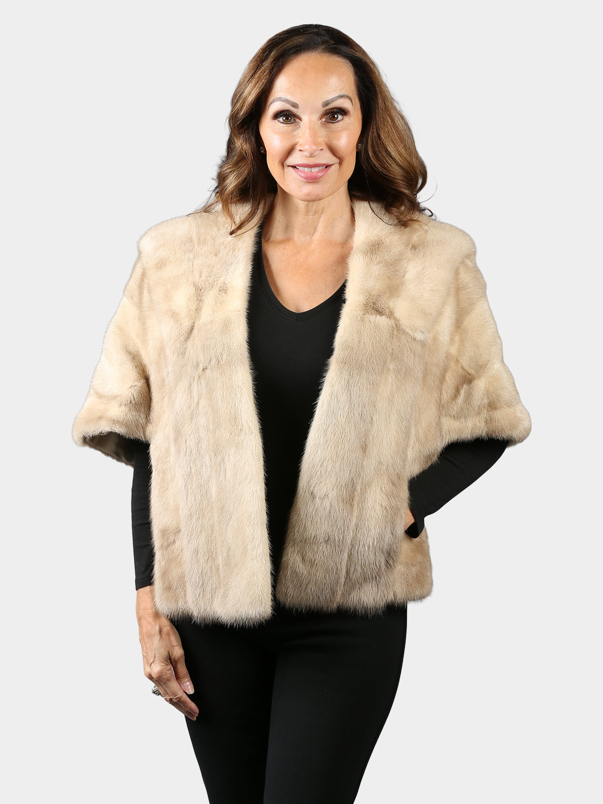 Woman's Breath of Spring Vintage Mink Fur Stole