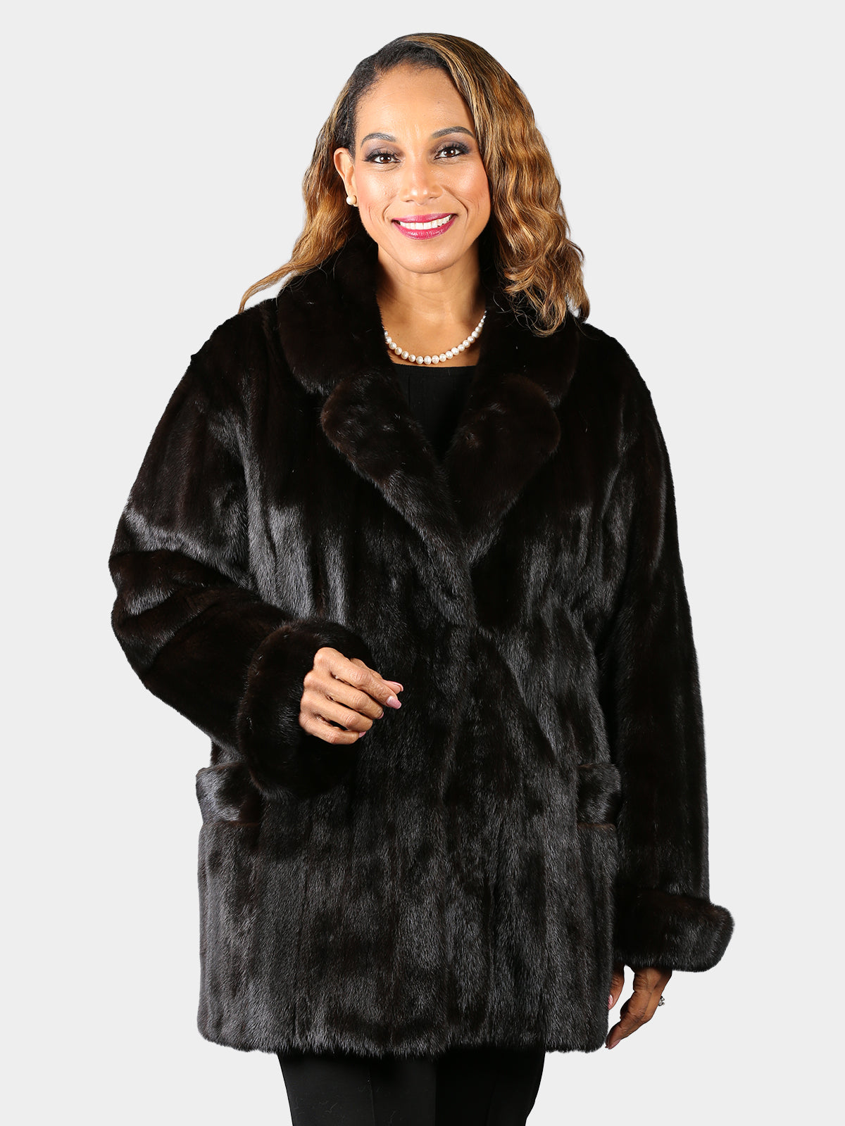 Woman's Ranch Female Mink Fur Stroller