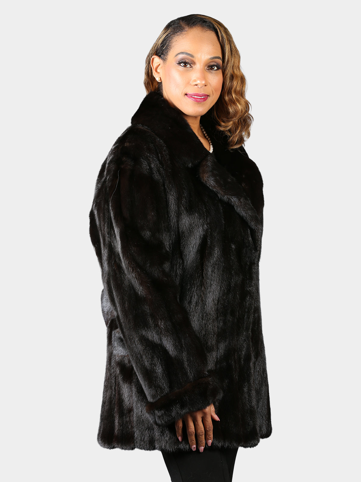 Woman's Ranch Female Mink Fur Stroller