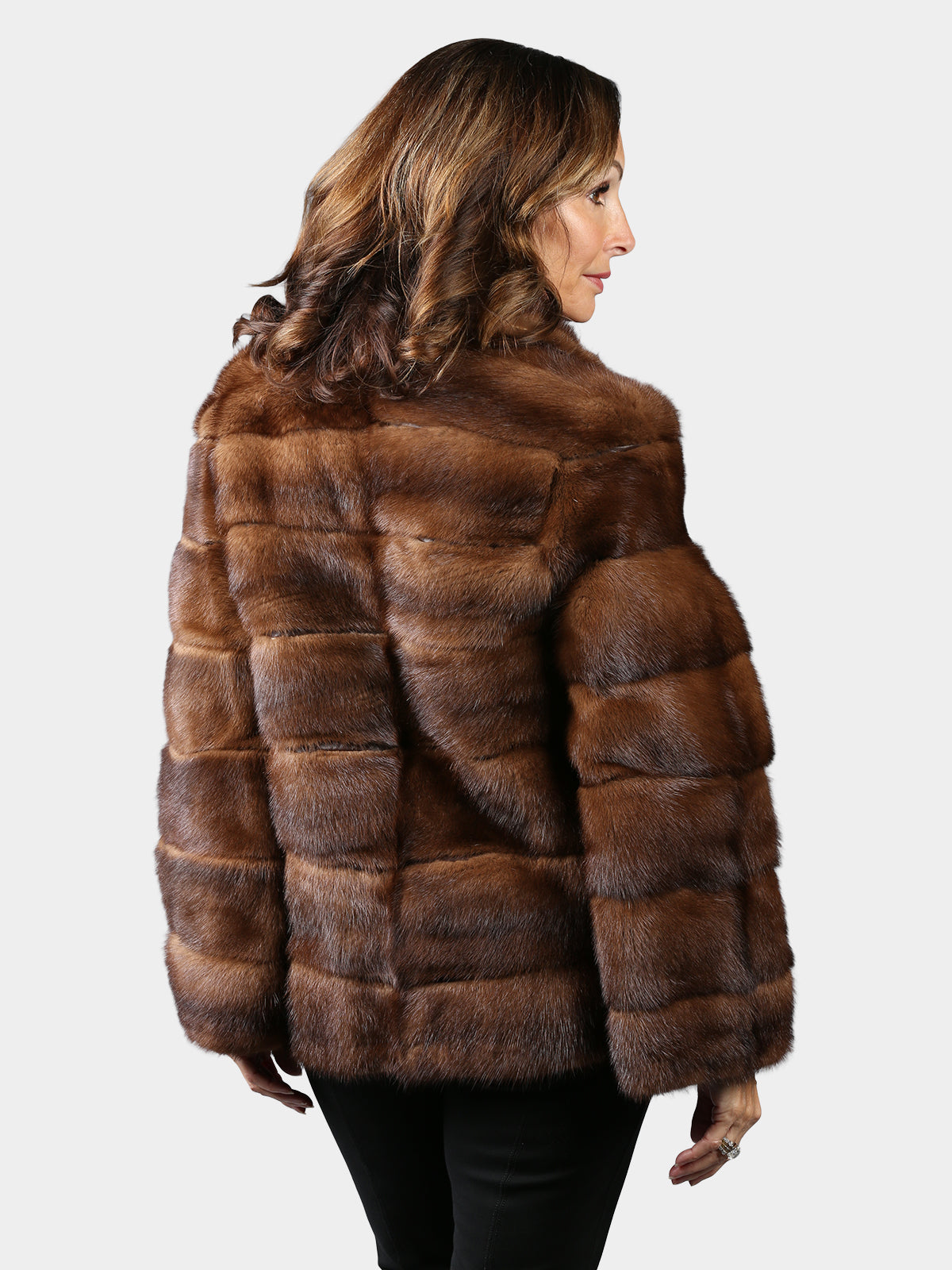 Woman's Mahogany Mink Fur Jacket