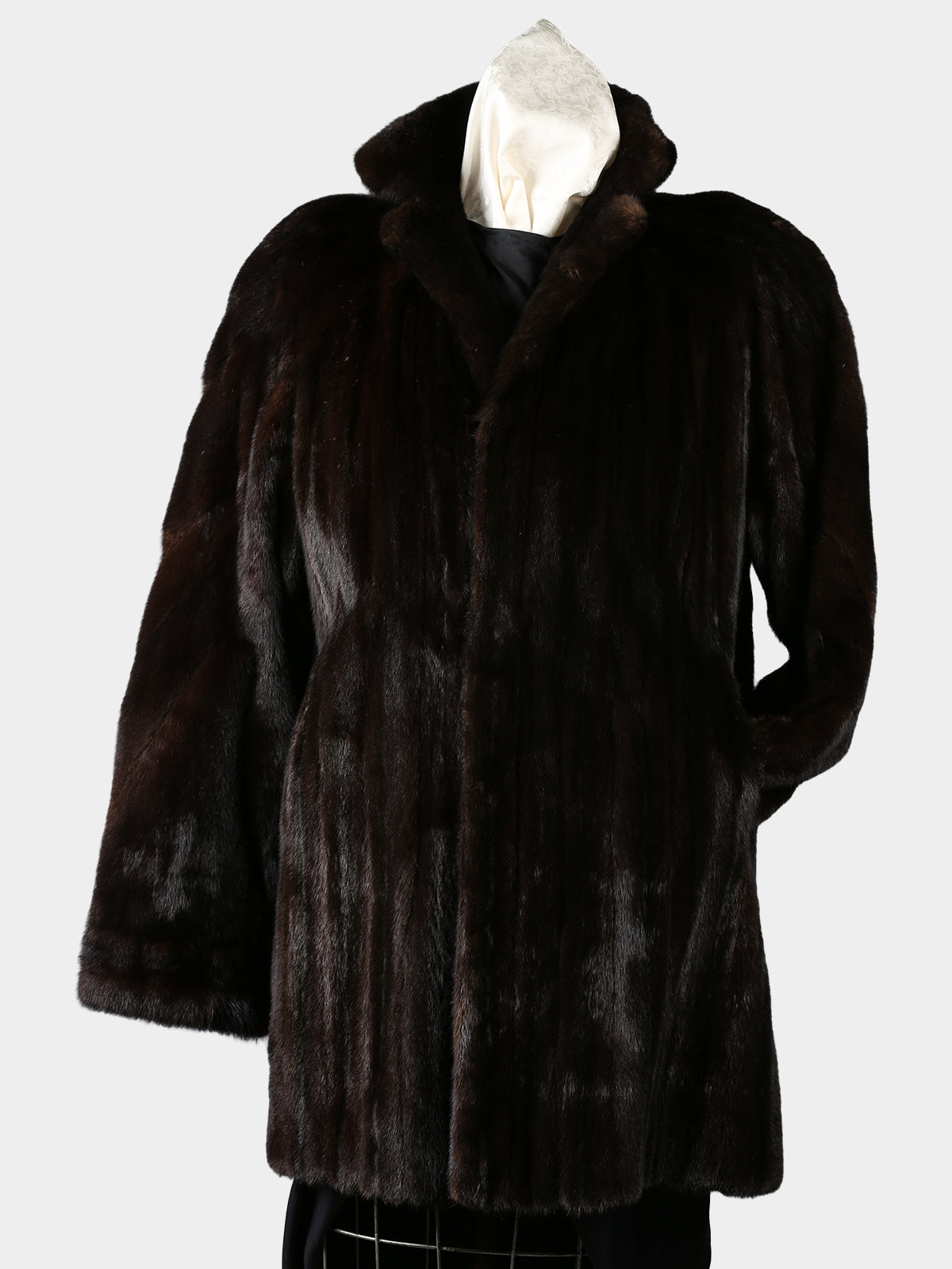 Man's Mahogany Female Mink Fur Stroller