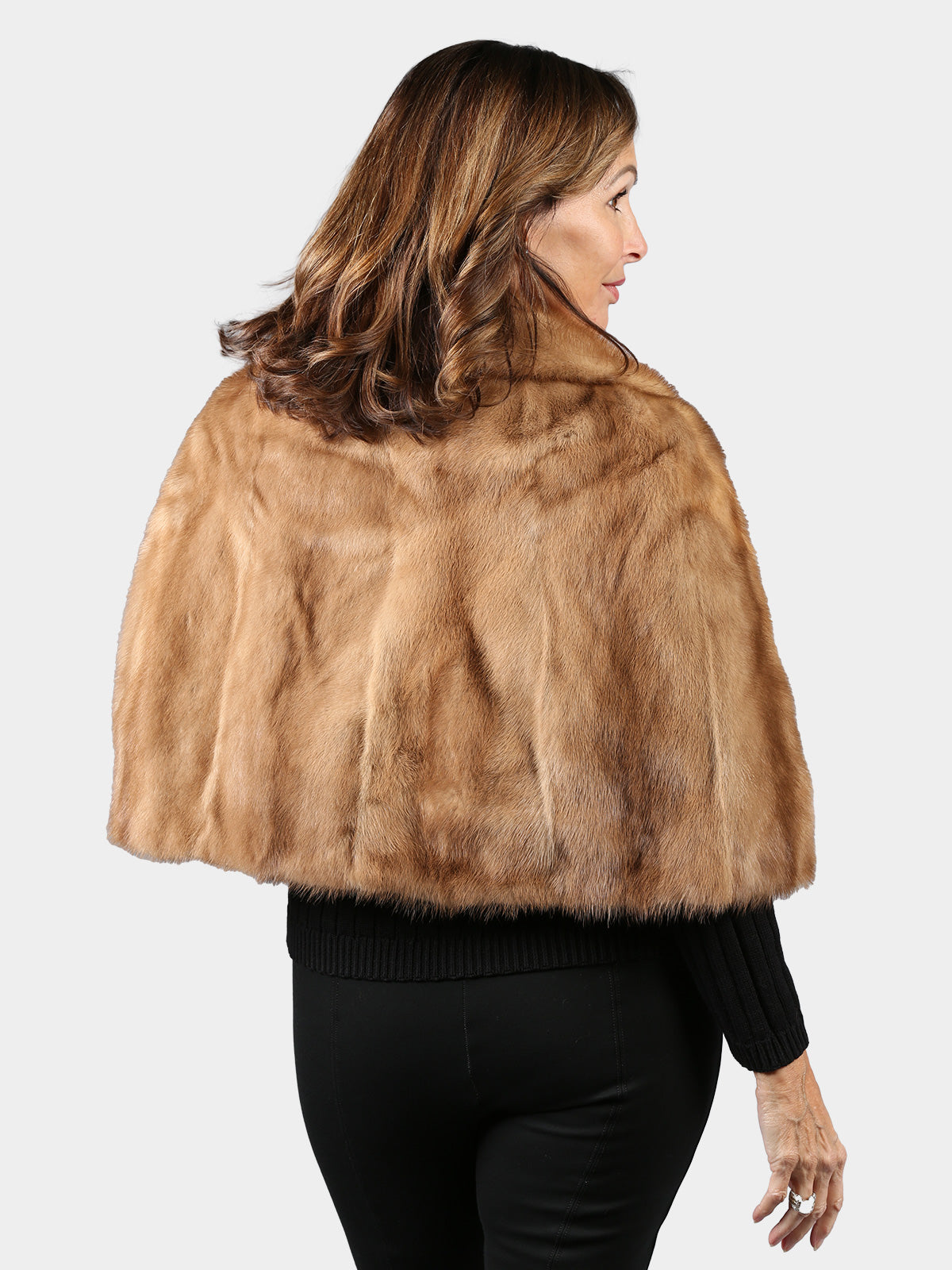 Woman's Vintage Autumn Haze Mink Fur Stole