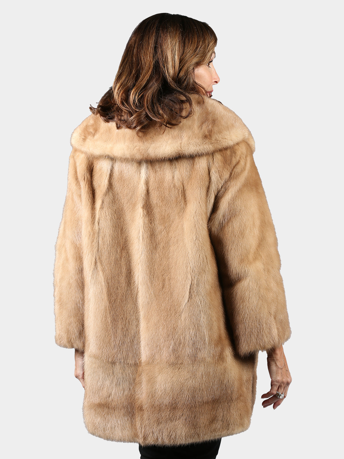 Woman's Vintage Autumn Haze Mink Fur Jacket
